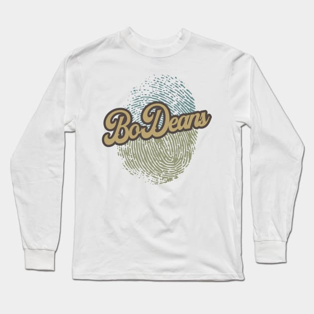 BoDeans Fingerprint Long Sleeve T-Shirt by anotherquicksand